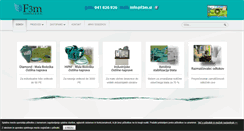 Desktop Screenshot of f3m.si